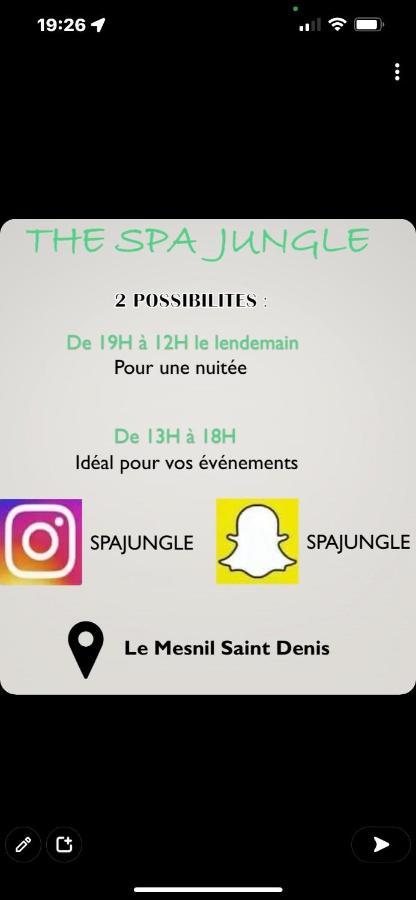 Spa Jungle Le Mesnil-Saint-Denis Екстериор снимка